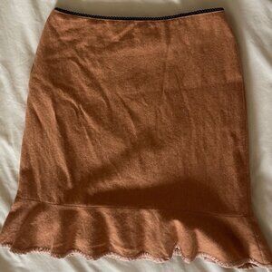 Anthropologie Wool Skirt SZ 10